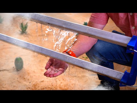Turning Desert Fog into Fresh Water Using 50,000 volts