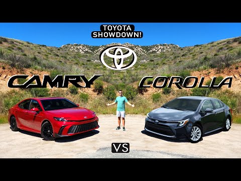 SENSIBLE SEDANS! -- 2025 Toyota Camry SE vs. Toyota Corolla XLE: Comparison