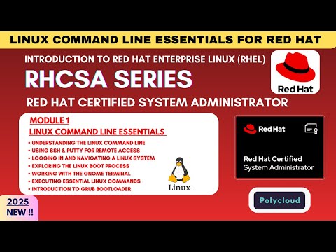 Linux Command Line Essentials for Red Hat (RHEL) | RHCSA Beginner Tutorial 2025