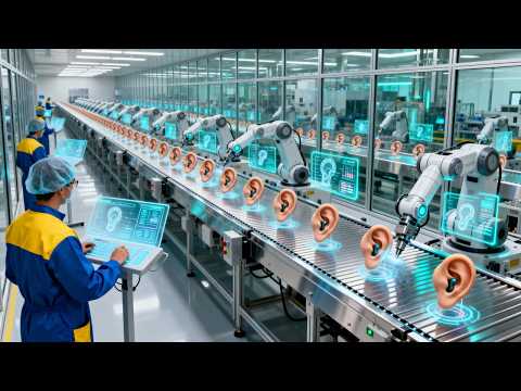 Inside the MODERN Hearing Aid Factory: How Tiny Devices Restore Millions of Lives (FULL PROCESS)