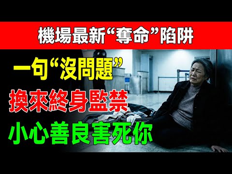 機場「一個舉動」恐判死刑！ 6旬阿姨好心幫人提蛋糕，內藏2公斤毒品！我親眼目睹，含淚警告！#機場安全 #旅遊陷阱 #防騙指南
