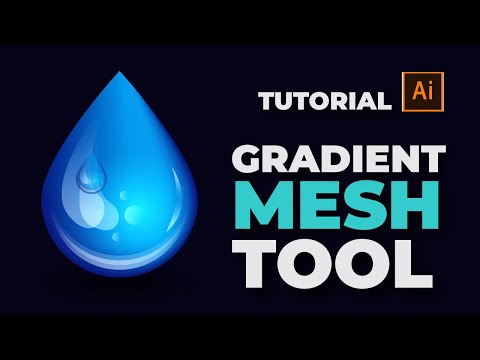 How to make 3d water drop  |  Adobe Illustrator Tutorial