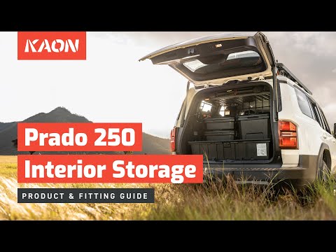 Everything you need to know about our Toyota Prado / LandCruiser 250 Interior Storage