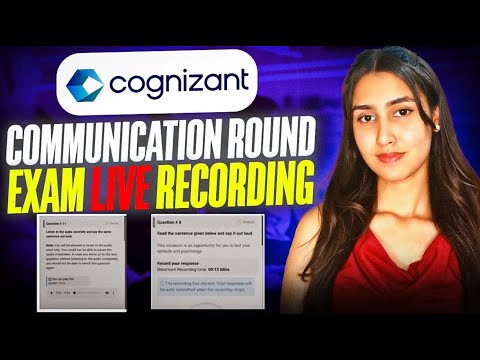 Cognizant Communication Round Live Recording  | Actual Questions of Communication Round