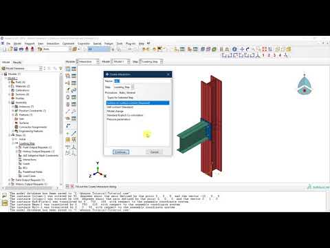 #13 ABAQUS Tutorial: Defining contact interactions and tie constraints