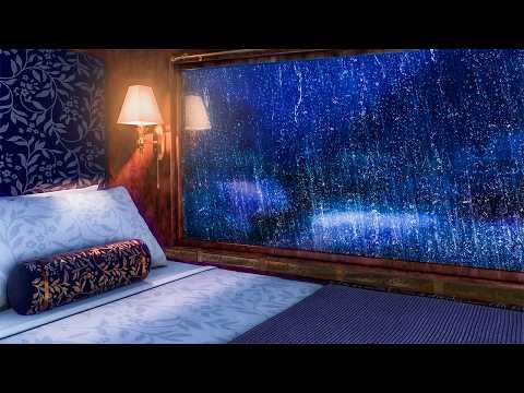 Train Sounds & Rain for Sleep | All Aboard Relaxing Railways!