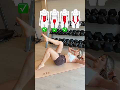 4 bests exercices fort ABS routine 😍🔥