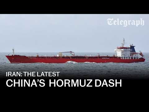 US and China on maritime 'collision course' as first ships try to pass Trump's blockade