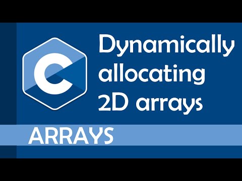 Dynamically allocated multi-dimensional arrays in C