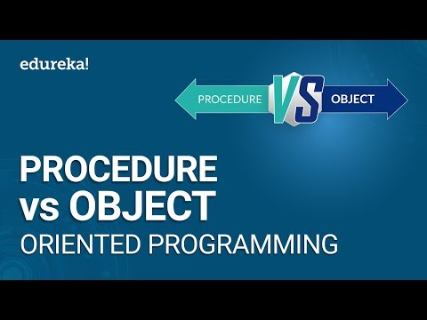 Procedure Oriented vs Object-oriented Programming | Programming Languages 2020 | Edureka
