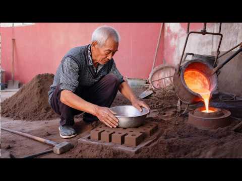 A Dying Art: Watch This Master Craftsman Cast Aluminum Pots on the Street