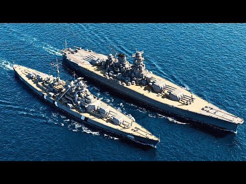 Die 5 mächtigsten Schlachtschiffe: Bismarck vs. Yamato
