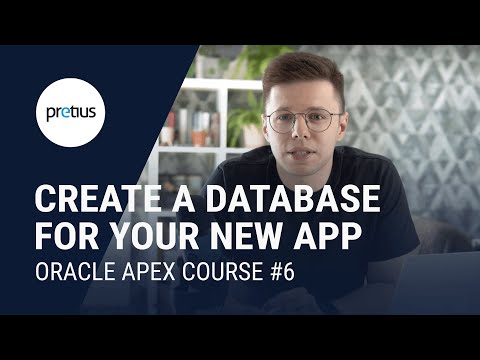 Building a database model with Quick SQL | Oracle APEX Course #6