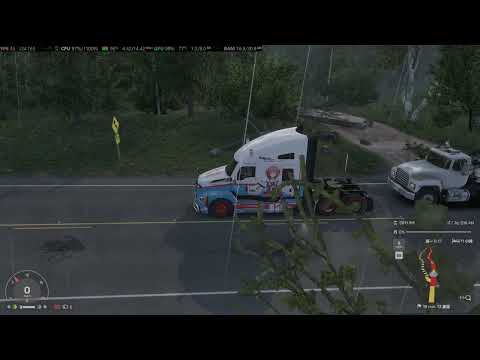American Truck Simulator  scs終於搞掂FPS 開通隠藏路 CA