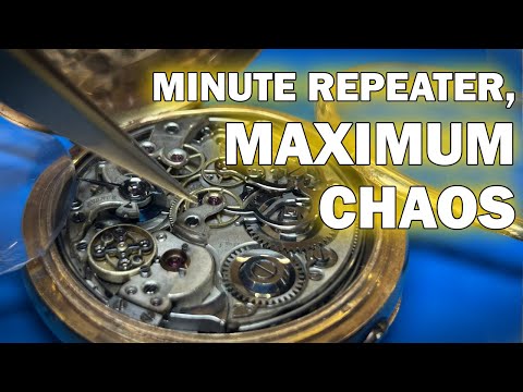 How Many Springs Does It Take to Lose Your Mind? Repairing a Minute Repeater Antique Pocket Watch