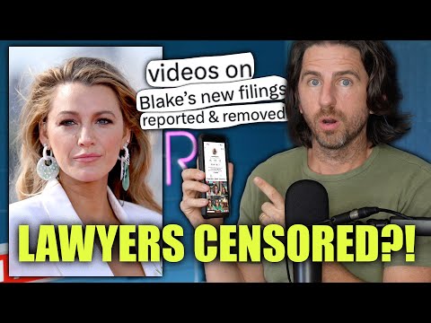 Are Pro Justin Baldoni Lawyers Being Censored On Tiktok?!