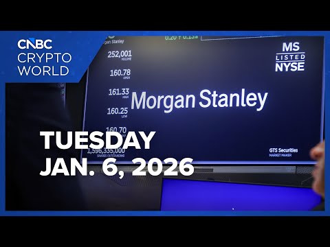 Morgan Stanley files for spot bitcoin and solana ETFs: CNBC Crypto World