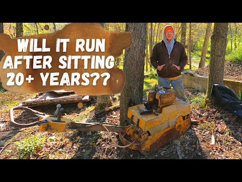 FREE 1970's Hatz Diesel Compactor (Roller) Will it ever roll again?