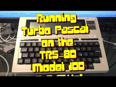How to run Turbo Pascal on the TRS-80 Model 100 - REXCPM and the NSC800 Mod