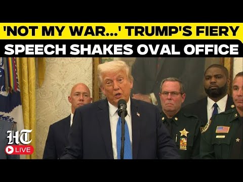 LIVE: ‘Not My War...’, Trump’s FIERY Speech Shakes Zelensky & EU After Putin Talks | Israel Hamas