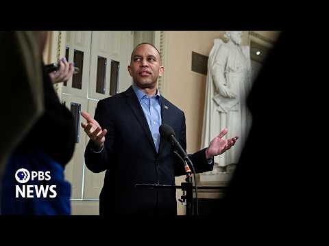 WATCH LIVE: Jeffries holds news conference as DHS shutdown weighs on airport wait times