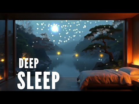 Sleep Fast Tonight 🌙 Soft Piano & Gentle Night Sounds | Calm Mind Before Bed (3 Hours)