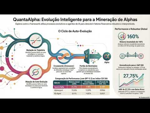 IA que “cria alphas” com evolução — QuantaAlpha explicado