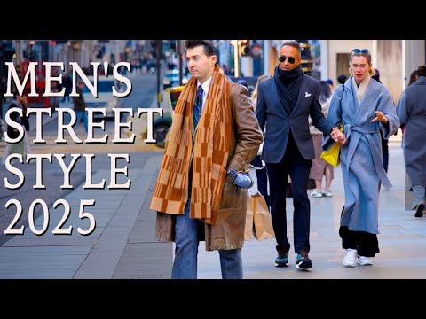 Men's Street Style 2025 | Cinematic Slow-Mo Fashion Showcase