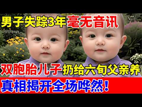 男子失踪3年,把双胞胎儿子扔给六旬父亲养,真相揭开全场哗然【人间真情录】