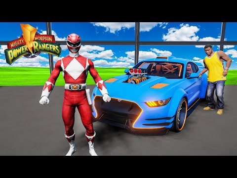 Stealing Cars from Power Rangers in GTA 5