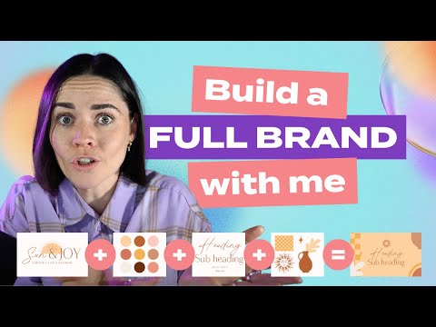 MORE THAN A LOGO: The tools + steps to DIY a FULL visual brand (colours, font and brand elements)