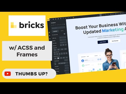 Bricks Builder: Building a SaaS Homepage with ACSS/Frames