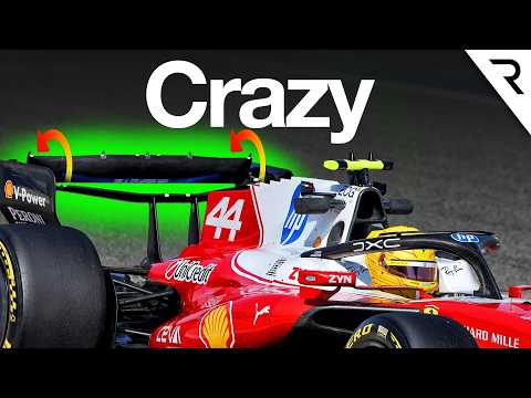 Ferrari’s crazy upside down F1 rear wing explained