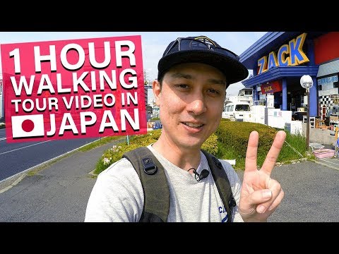 Walking To The Furniture Store In My New Neighborhood (4K) - JAPAN WALKING TOUR 2019