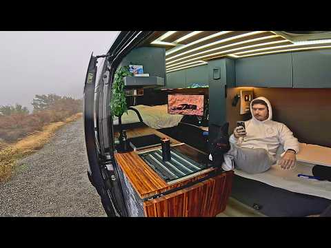 Vanlife Camping Alone In The Mountains | Back on the Road