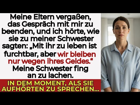 Meine Familie vergaß aufzulegen, und ich hörte sie flüstern zu meiner Schwester: „Mit dir leben…“