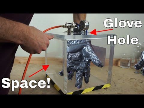 Could You Make a Space Suit Out of Duct Tape? Wearing a Duct Tape Glove in a Vacuum Chamber!