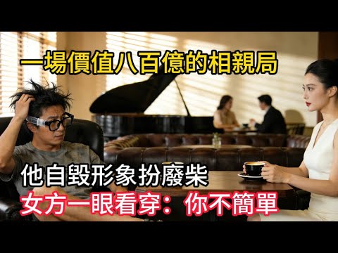 一場價值八百億的相親局！他自毀形象扮廢柴，卻被豪門女掌門一眼看穿：你不簡單！#情感故事 #感人壹幕 #故事分享 #故事 #老年生活 #人生感悟