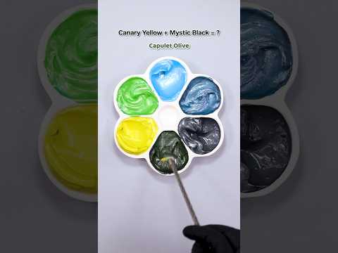 Making new Colors..Satifying Color mixing🎨 #colormixing #satisfying #asmr