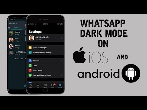WhatsApp Dark Mode! | How to enable Android & iOS!!