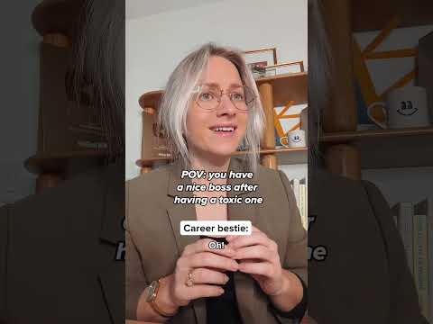 Having a Good Boss After A Toxic One 🥲 #work #job