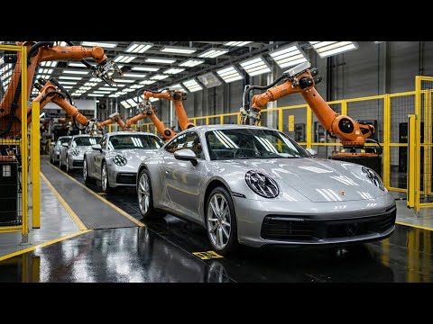 Inside the Porsche 911 Factory – How the Carrera S GT Silver Metallic Is Built (Full Process)