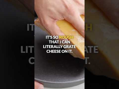 LODGE pans are great Cheese Graters! 🧀