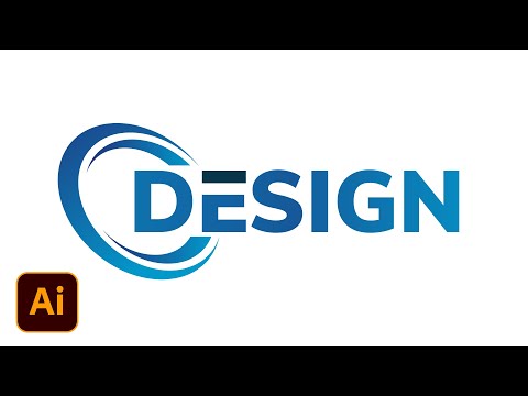 How to make Circle logo design in Adobe Illustrator cc