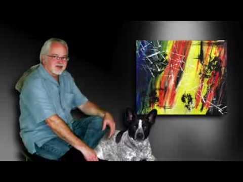 "East" Abstract painting