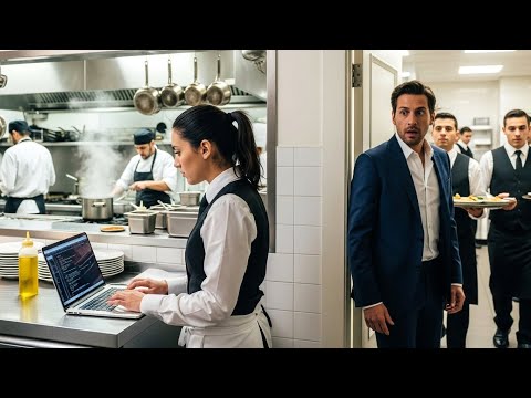 Billionaire Sees Waitress Typing Code in the Kitchen — She Just Solved His Company’s Biggest Problem