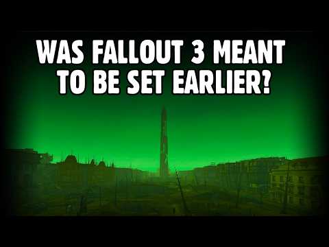 Was Fallout 3 meant to take place 200 years earlier?