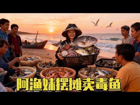 阿渔妹拿200斤“毒鱼”去摆摊，没想到生意意外的火爆，客户还被“毒鱼”扎伤！