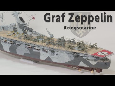 DKM Graf Zeppelin - Kriegsmarine Aircraft Carrier // 1:350 ship model