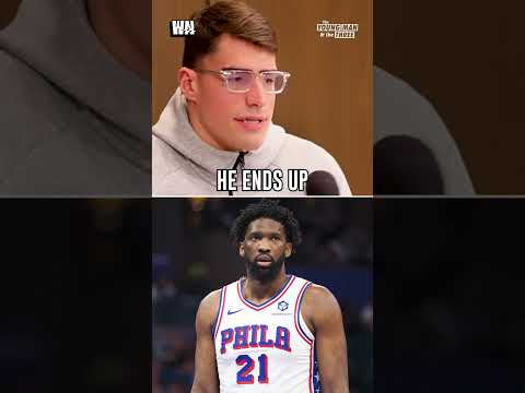 Luka Garza's Welcome to the NBA moment against Joel Embiid is something else 🤣 #nba #joelembiid